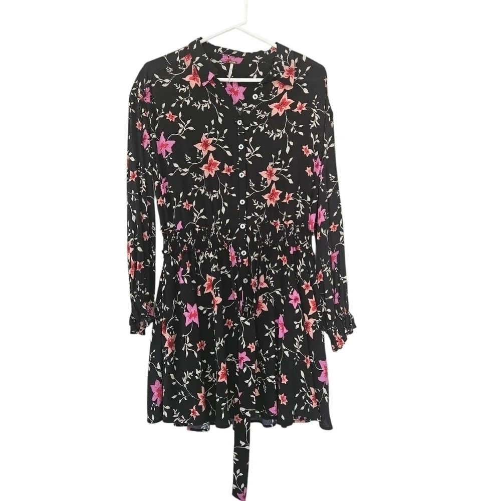 Free People Lighten Up floral mini dress size XS